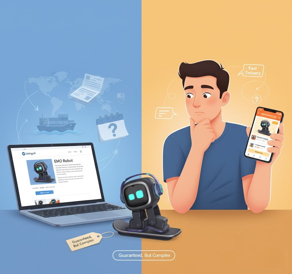 Buying EMO in India: Should you order from the official store or a marketplace?