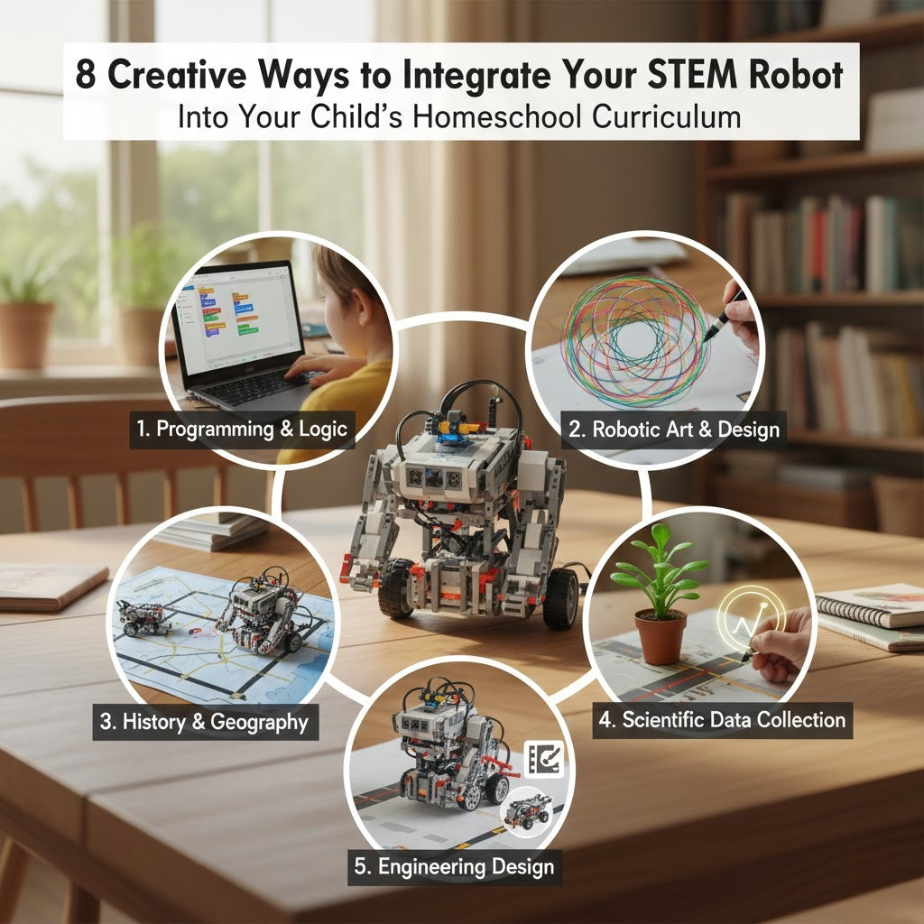 8 Creative Ways to Integrate Your STEM Robot into Your Child's Homeschool Curriculum