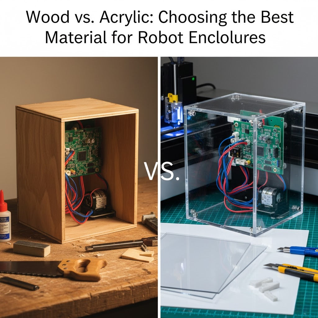 Wood vs. Acrylic: Choosing the Best Material for Robot Enclosures
